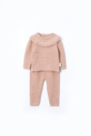VAUVA knitted set – pink and beige elegance