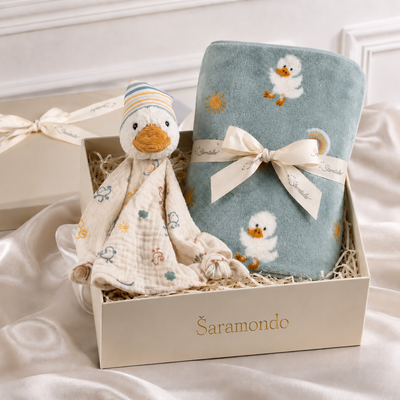 Šaramondo Edda Gift Box – Dekica & Mazilica
