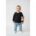 Sweater with teddybear - grey colour