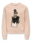 ONLY GIRLS KOGLABINET L/S O-NECK – dječja sweatshirt majica