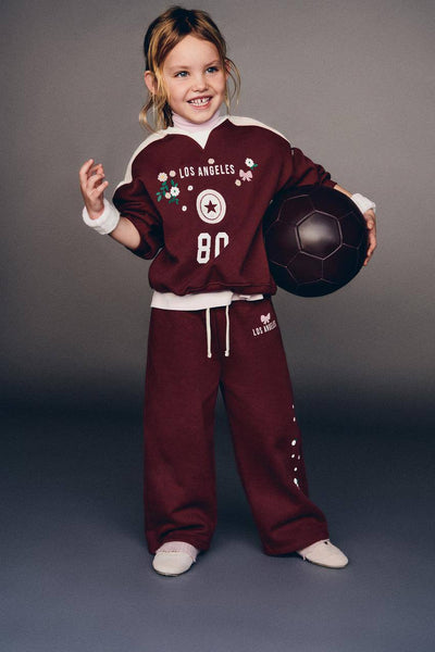 La'ciel Paris Kinder-Trainingsanzug „Los Angeles“ – 100 % Baumwolle