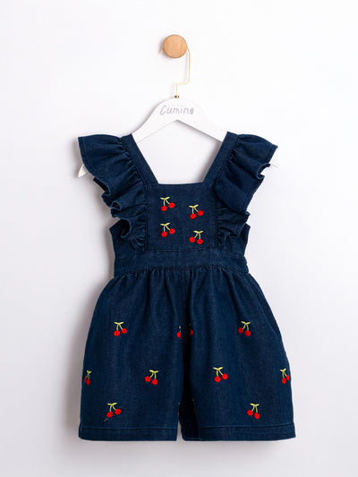 Cumino einteiliger Jeans-Overall für Mädchen (2-5 JAHRE)