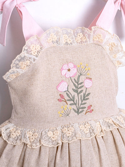 Cumino zartes und romantisches Kleid für Mädchen (2-5 Jahre)