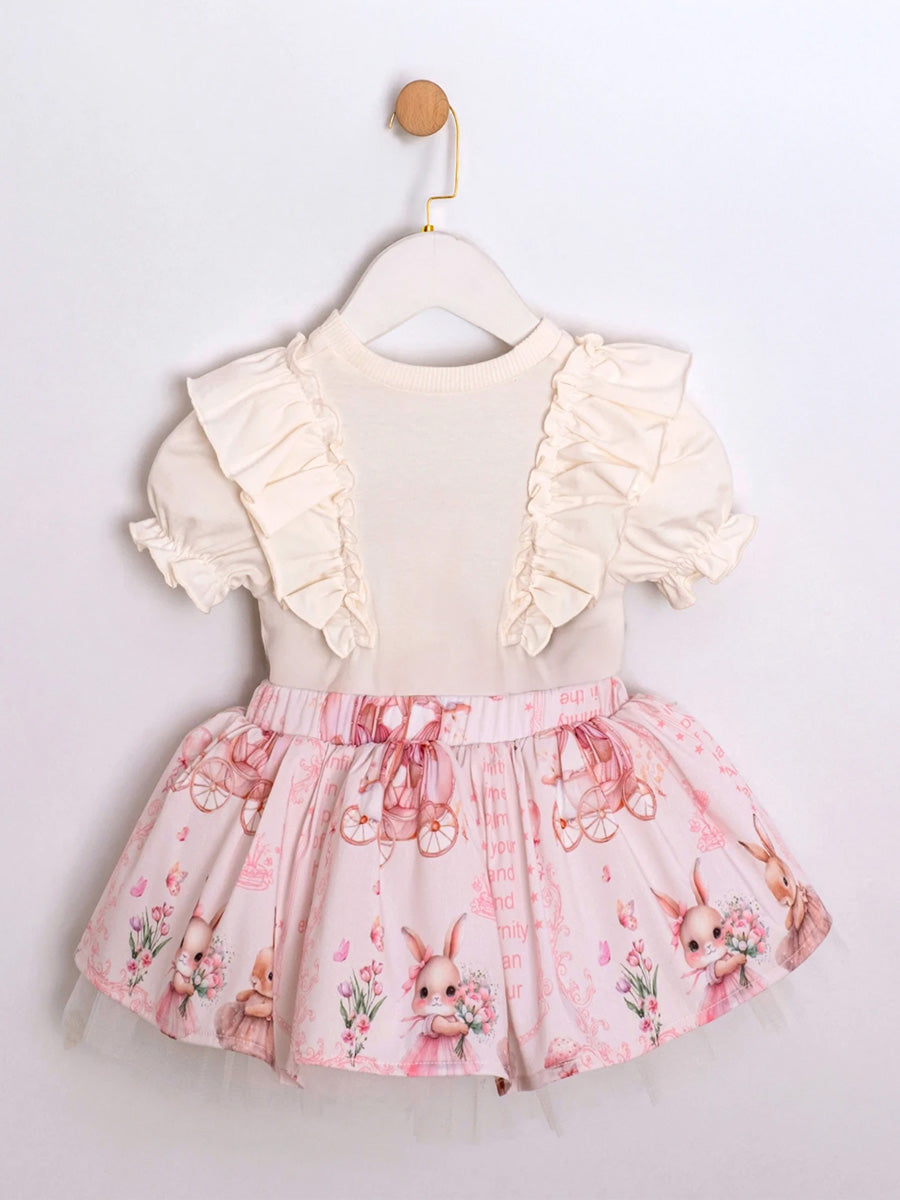 Cumino Easter two-piece set for girls (6-24 M)