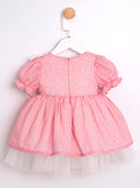 Cumino wunderschönes Kleid mit Rüschen und Spitze für Mädchen (6-24 Monate)