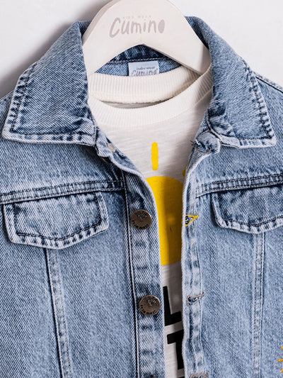 Cumino Jeans-Set für Jungen, 3-teilig (6-24 Monate)