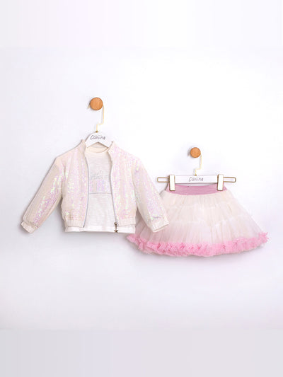Cumino dreiteiliges „Birthday girl“ Set für Mädchen (2-5 JAHRE)