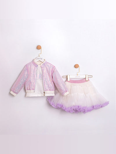 Cumino dreiteiliges „Birthday girl“ Set für Mädchen (2-5 JAHRE)