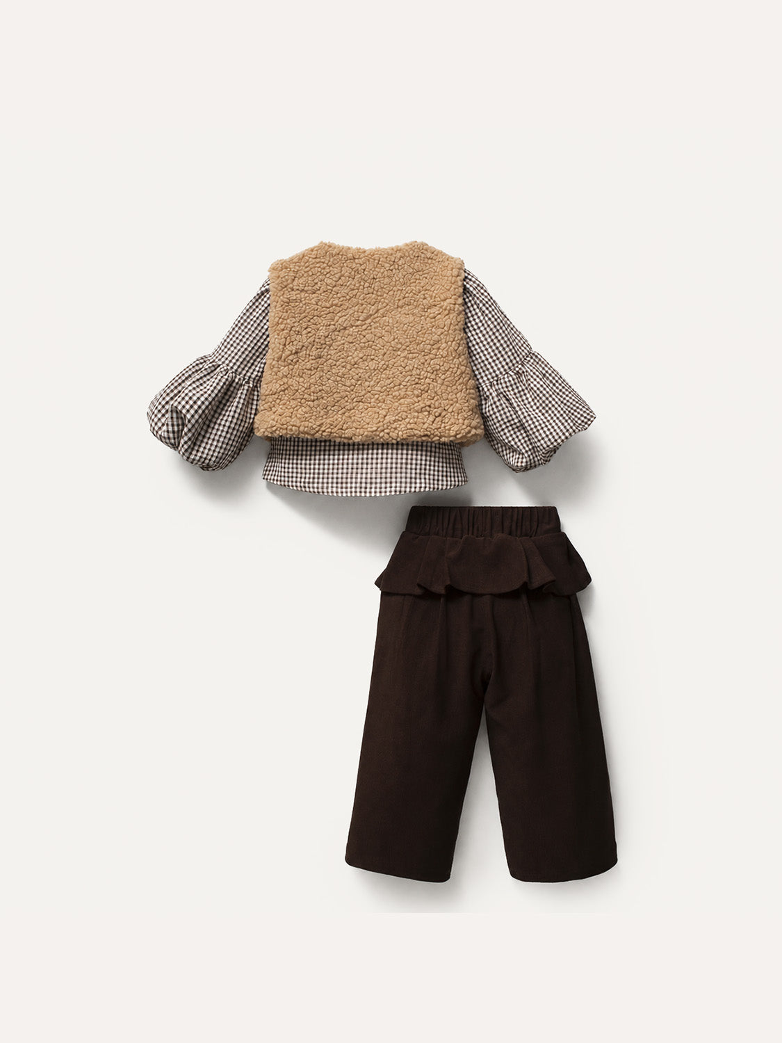 Cumino  trodijelni komplet s teddy prslukom