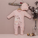 Baby jumpsuit with feet + hat “Play” – 100% cotton