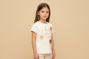 "Love You More" T-shirt with 3D flowers – 100% cotton
