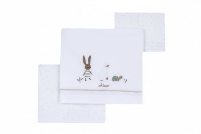 Baby Gift Set – Posteljina, bočica i zvečkica