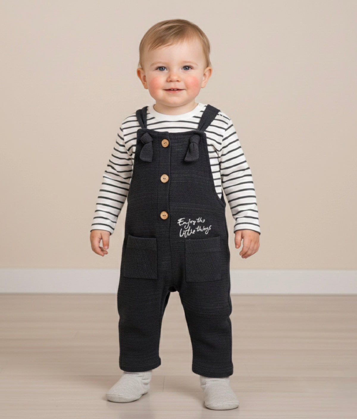 CUMINO boys' dungaree set (9-24 M)