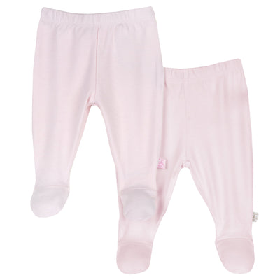 Chicco Baby Basic – Pamučne hlačice sa stopicama, 2 komada