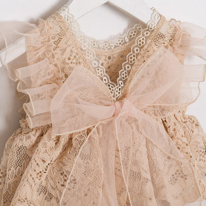 Mary&amp;Joe "Rosalie" Lace Set with Hat (3–18 months)