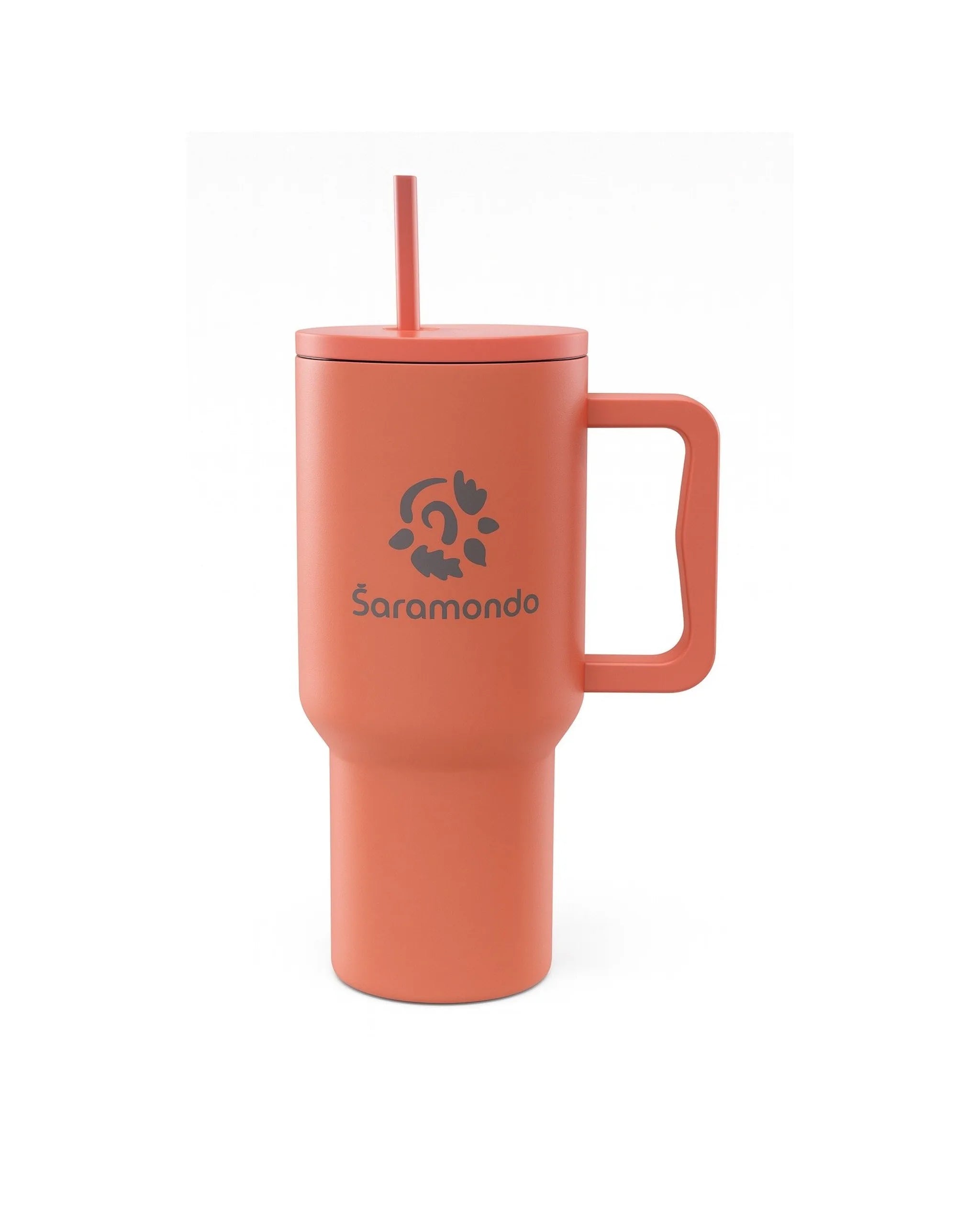 Thermoskannen mit Henkel und Strohhalm – Šaramondo