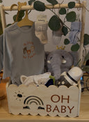 Wooden gift box "Oh Baby" - Multipurpose decorative box