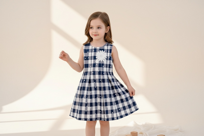 Chicco Kinderkleid aus 100% Baumwolle – eine elegante und luftige Wahl für den Sommer
