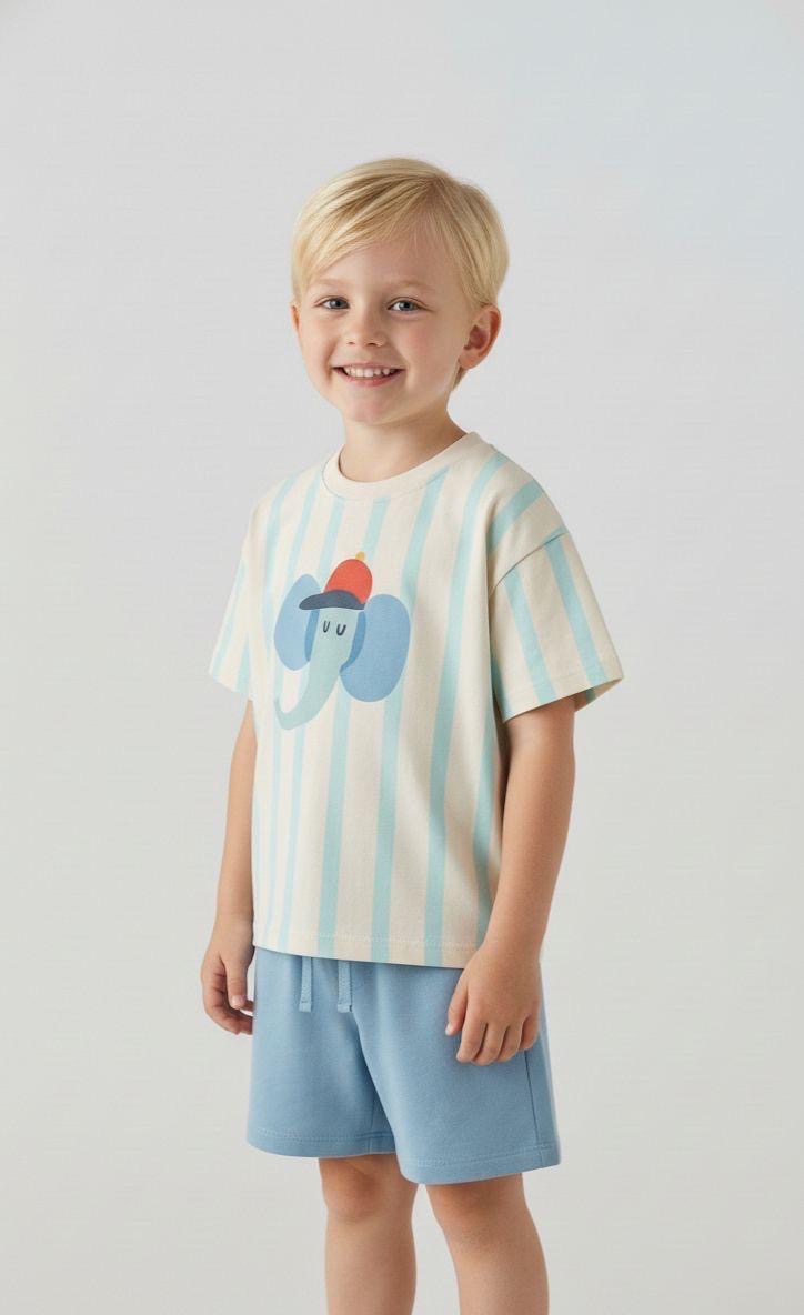La’ciel PARIS – Sommer-Set für Kinder mit Print