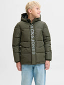 JACK&amp;JONES JUNIOR – Kinder-Steppjacke mit Kapuze