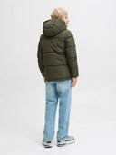 JACK&amp;JONES JUNIOR – Kinder-Steppjacke mit Kapuze