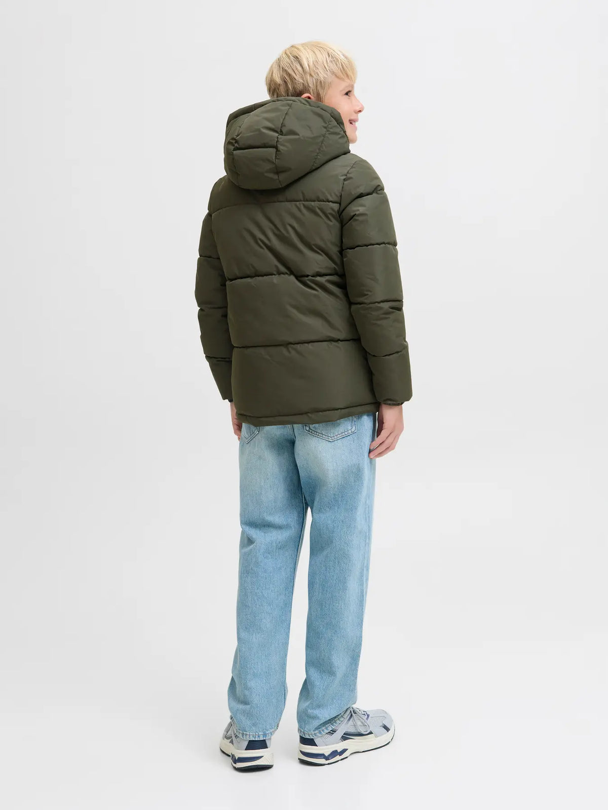 JACK&amp;JONES JUNIOR – Kinder-Steppjacke mit Kapuze