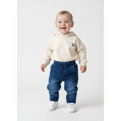 Jeans mit elastischem Bund
