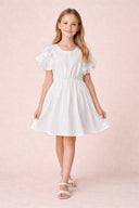 Imperial - Elegantes weißes Kinderkleid