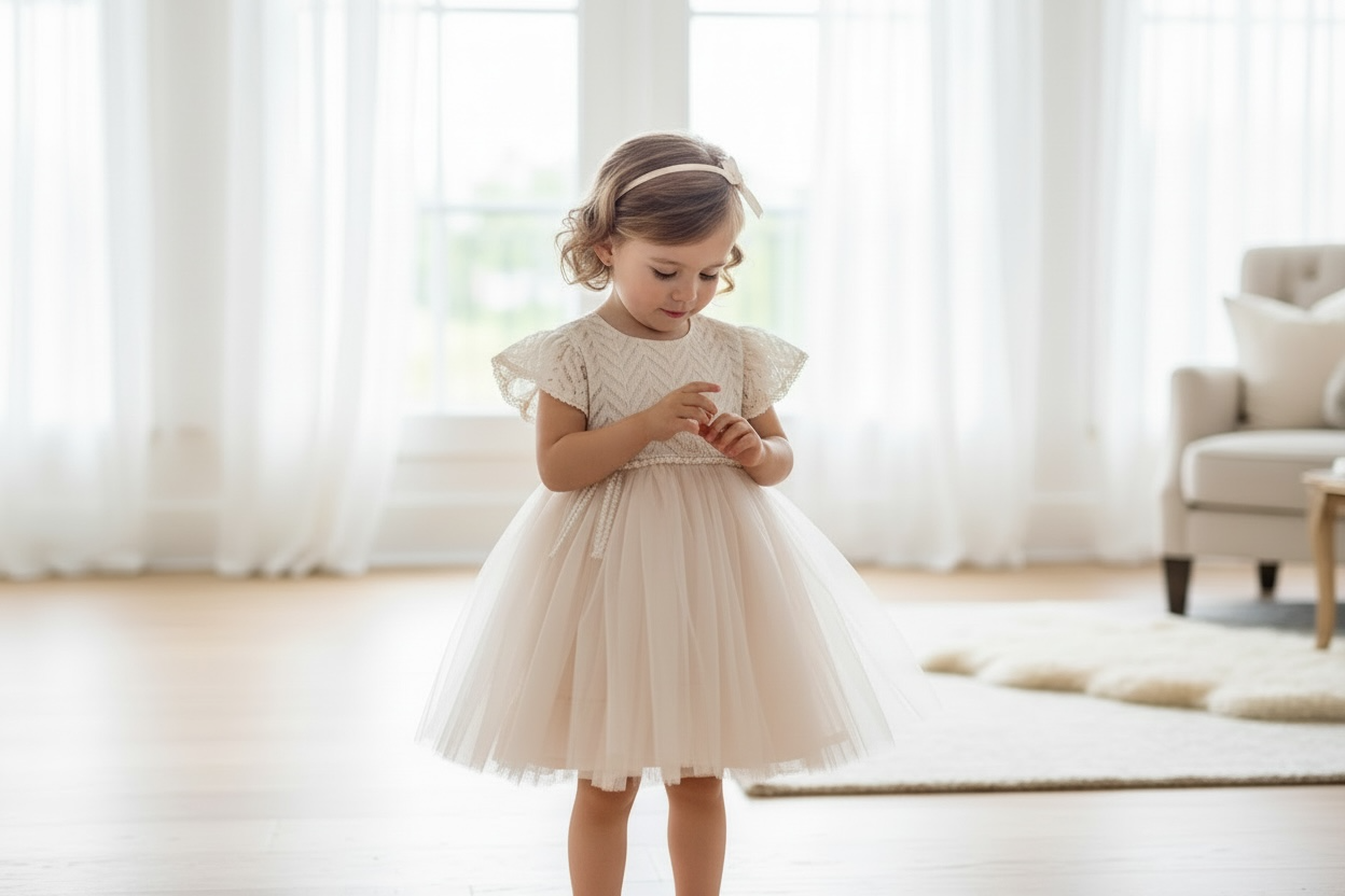 CECILIA-MÄDCHENKLEID 2-3-4-5 JAHRE