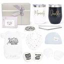 Gift package for new parents – Gold or Silver box | Original baby shower gift