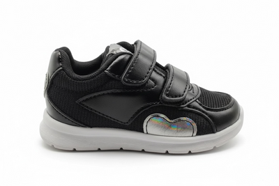 Chicco Kinder Sport-Sneaker - Schwarz mit Herzmotiv