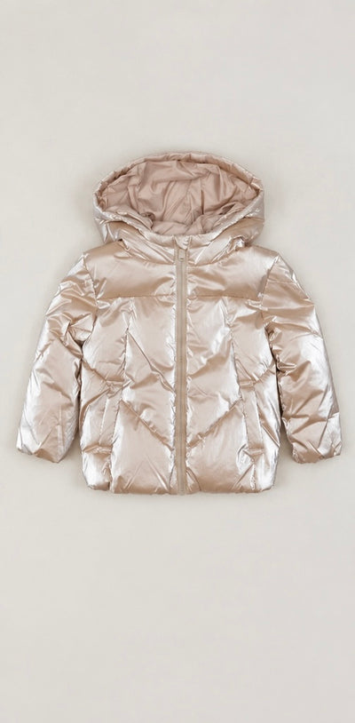 PLEASE-Winterjacke in beige (Gr. 74-98)