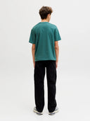 Jack & Jones Junior Print-T-Shirt aus gekämmter Baumwolle mit kurzen Ärmeln