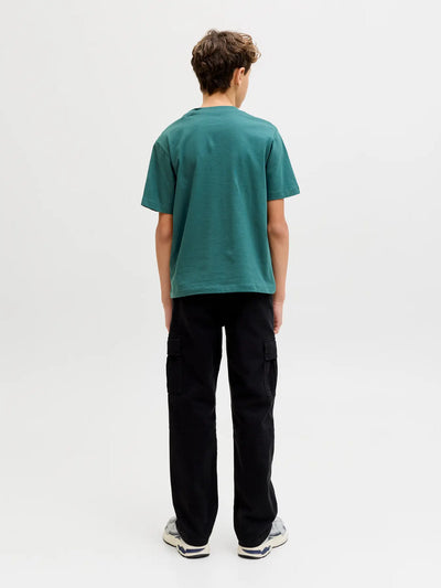 Jack & Jones Junior Print-T-Shirt aus gekämmter Baumwolle mit kurzen Ärmeln
