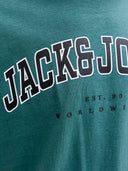 Jack & Jones Junior Print-T-Shirt aus gekämmter Baumwolle mit kurzen Ärmeln