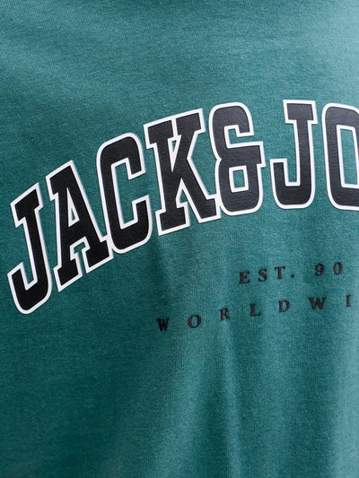 Jack & Jones Junior Print-T-Shirt aus gekämmter Baumwolle mit kurzen Ärmeln
