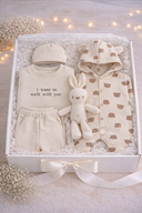 Ekskluzivni Vauva poklon paket-organski pamuk beige