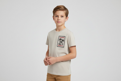Kinder Sommer T-Shirt "Coast North" -6-10 Jahre