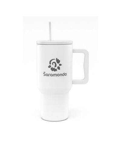 Thermoskannen mit Henkel und Strohhalm – Šaramondo
