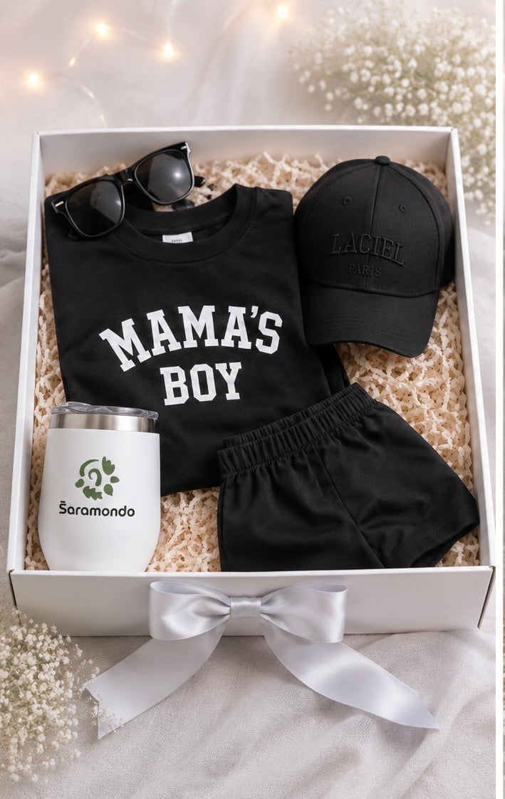 Geschenkpaket für Jungen „Mamasöhnchen“ oder „Papasöhnchen“