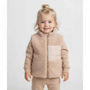 VAUVA children's fleece vest – Light brown and Dark brown (74-104)