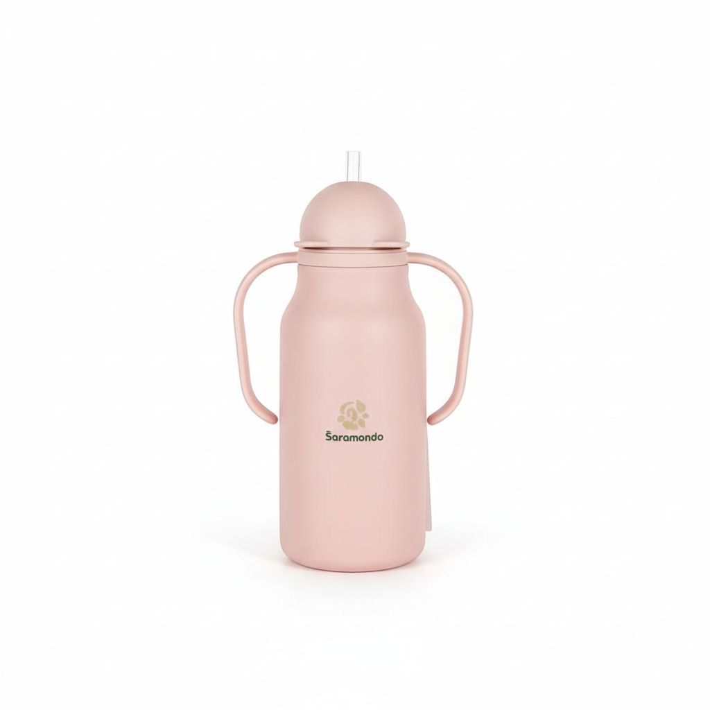 Šaramondo Eco-Friendly Children's Water Bottle with Straw