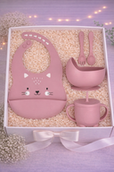 Silicone feeding set in a gift box - the perfect gift for little gourmets