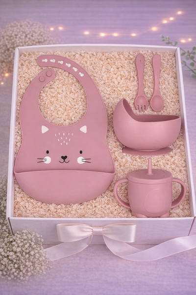 Silikon-Fütterset im Geschenkkarton – das perfekte Geschenk für kleine Feinschmecker