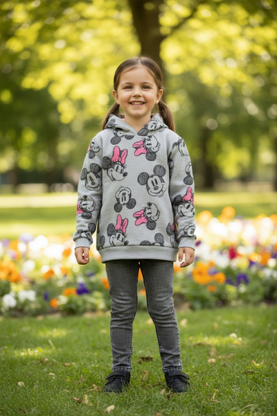 Kapuzenpulli für Kinder - Motiv Minnie Mouse
