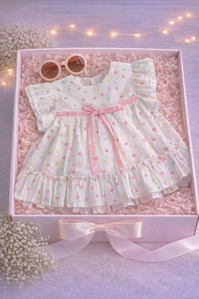 Geschenkpaket "Dots" für Mädchen - Marke Cumino