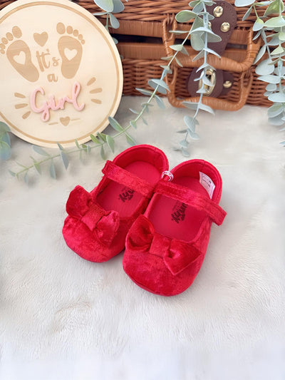 Babyschuhe aus Samt