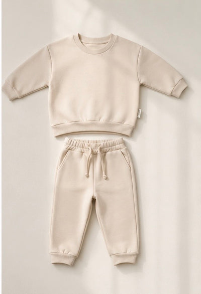 Vauva-Children's cotton tracksuit set with pocket - various colors (Sizes 80-104)