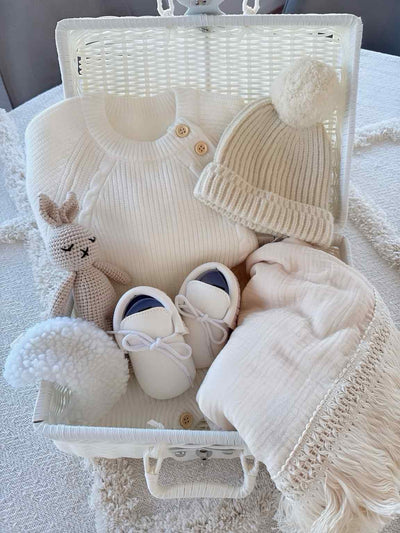 Babygeschenkset „Schneehase“