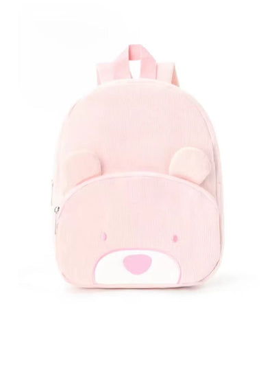 Kinderrucksack aus gerippter Baumwolle – verspielte Tiermotive